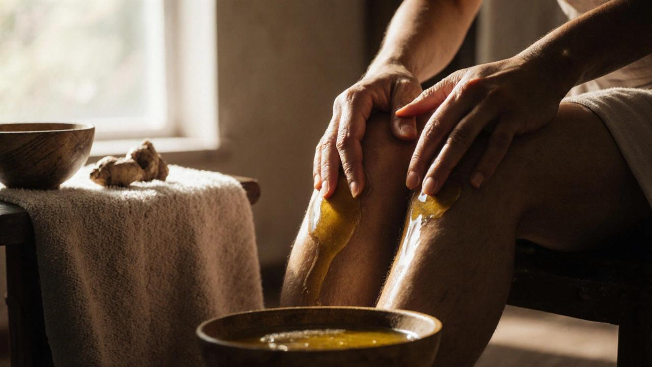 Natural Ayurvedic ingredients used in JC Best Ayurvedic Pain Relief Oil for muscle pain relief and joint pain relief